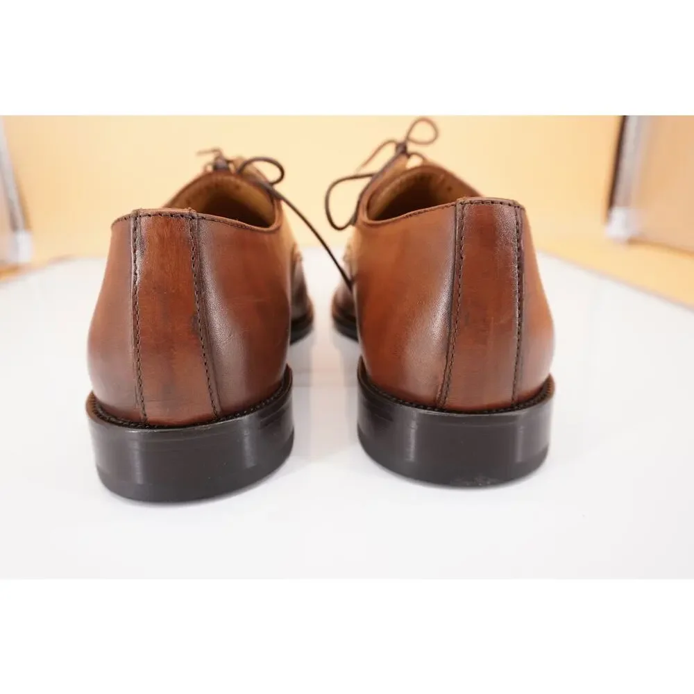 To Boot New York Bellaire Derby Oxford Dress Shoe Size 9 Burnished Brown $395
